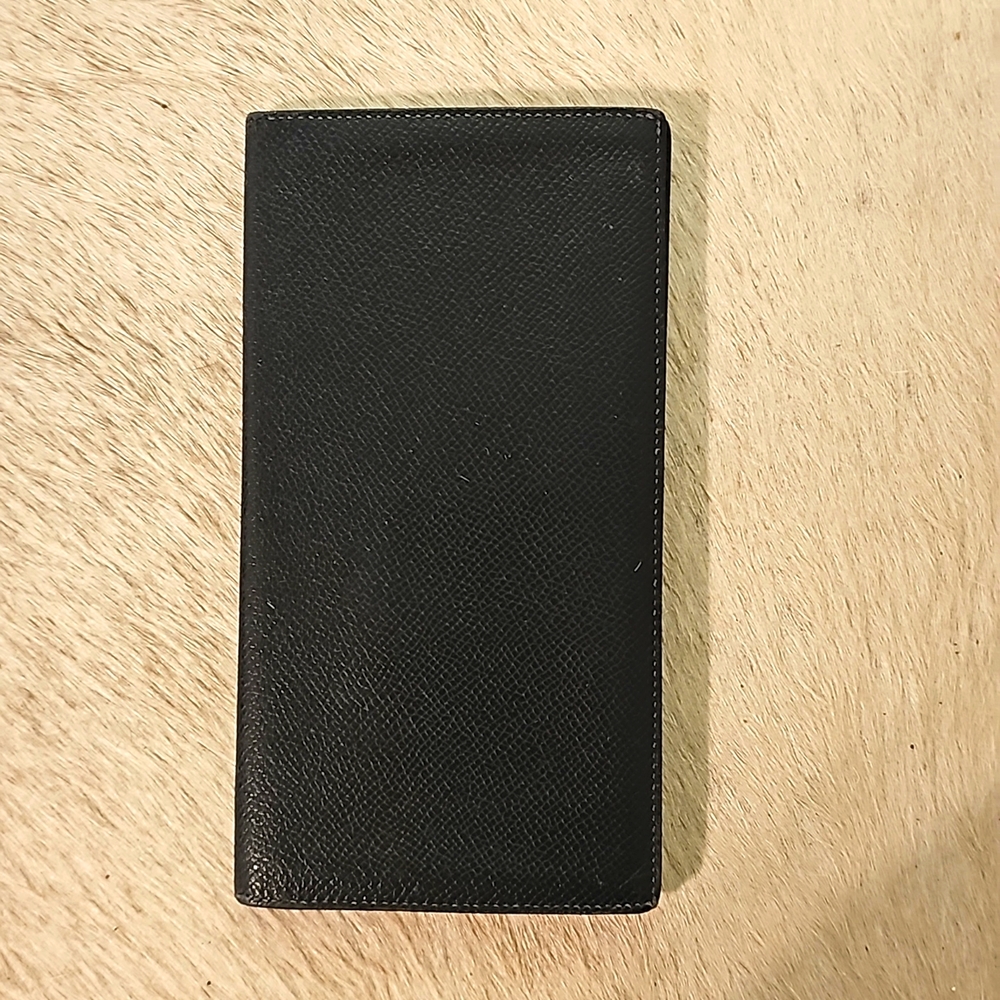 Auth Hermès Agenda/Check Book / Card Holder
